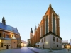 Poland Krakow, St Mary\'s Church from St Mary\'s Square